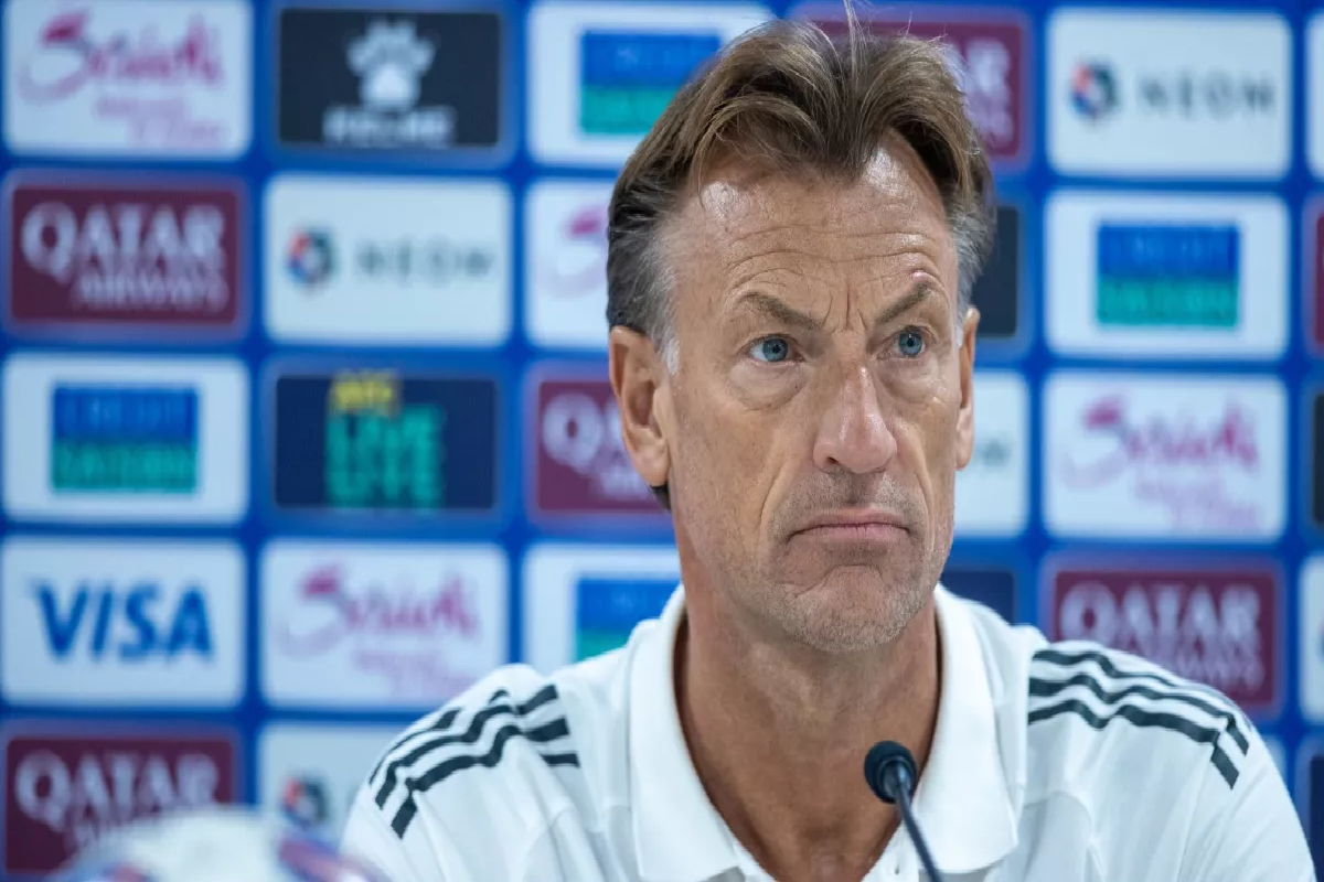 هيرفي رينارد المدير الفني للمنتخب السعودي.