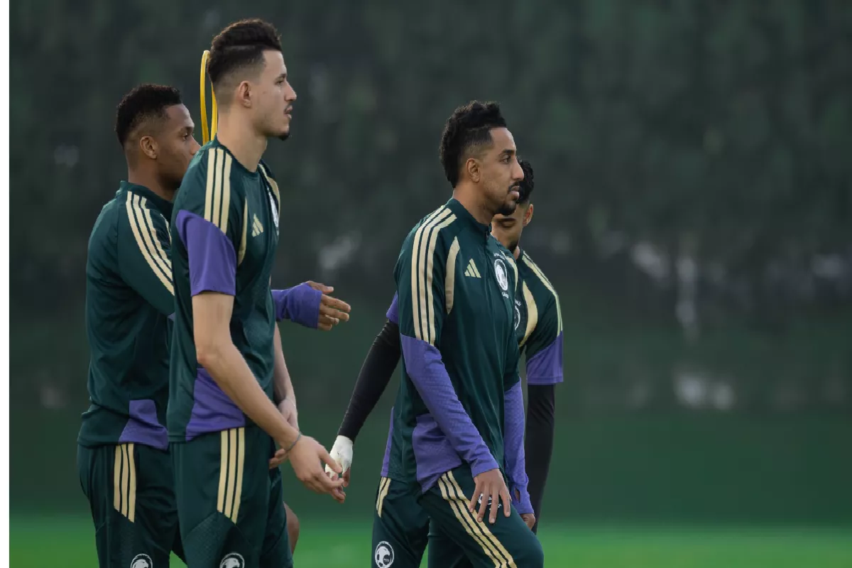 تدريبات المنتخب السعودي.