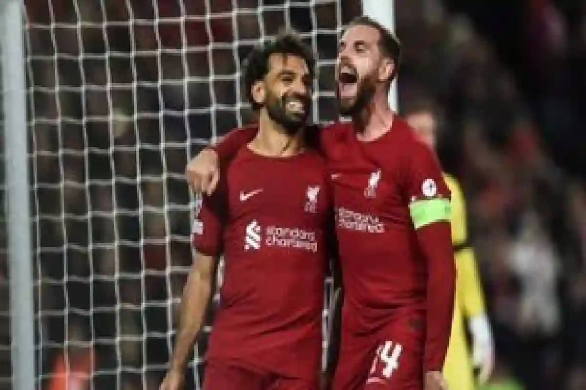 جوردان هندرسون ومحمد صلاح.