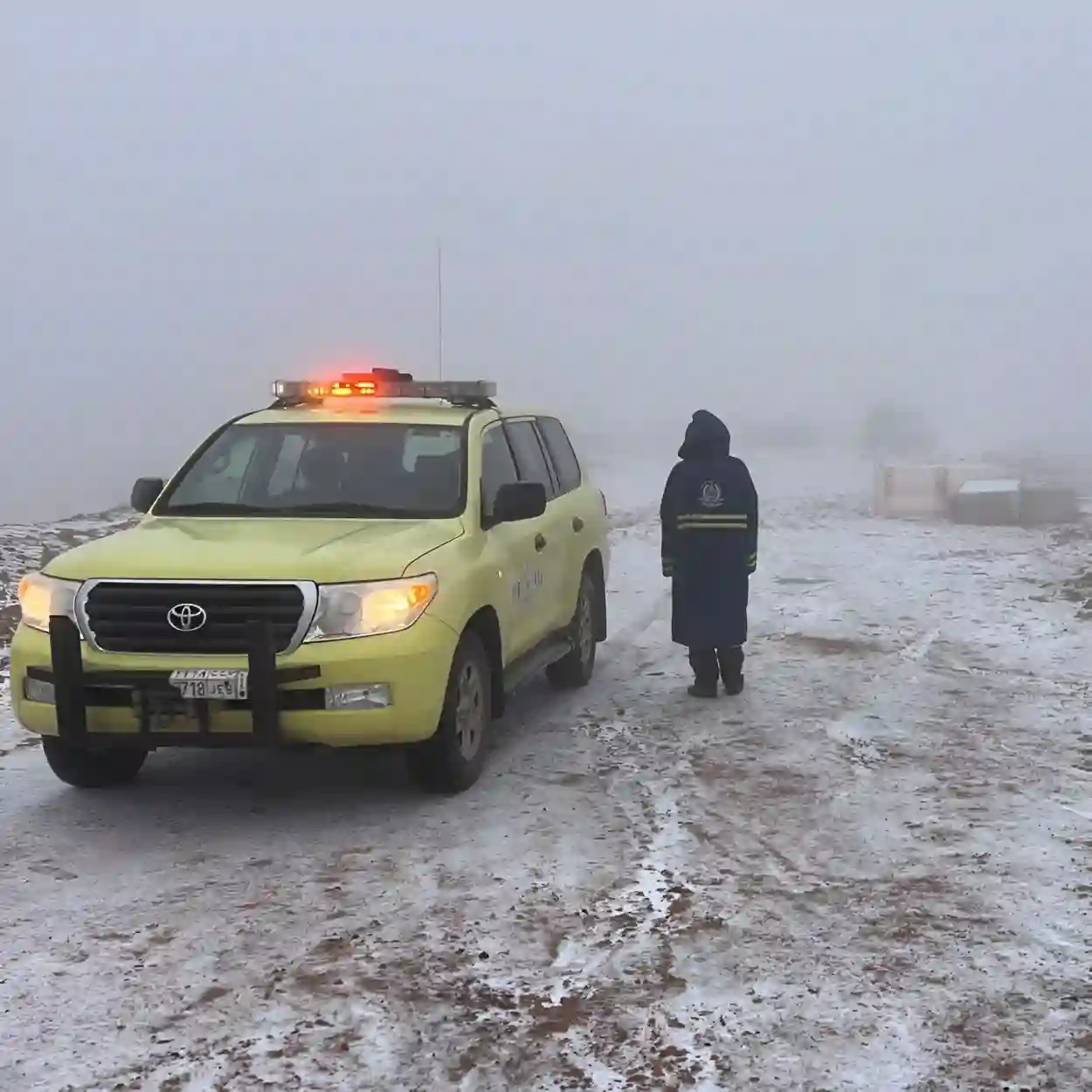 تحرك عاجل للدفاع المدني بتبوك